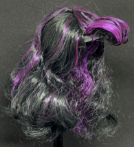Monster High Black &amp; Purple Wig Vampire Sea Monster Create a Monster CAM - £10.05 GBP