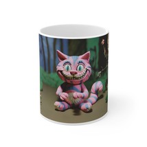 Chesire Cat Mug  Claymation Gifts for Wonderland Lovers Gifts for Cat Lo... - £11.78 GBP