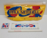 Vintage Paul Mitchell Hair Salon Advertising Ruler, pouch, pencil, erase... - $43.55