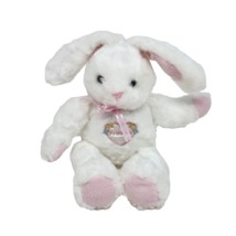 Carter&#39;s 67053 Princess White Pink Bunny Rabbit Rattle Stuffed Animal Plush Toy - £52.27 GBP