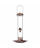 Woodlink NACOP Audubon Copper Tube Wild Bird Feeder with Tray, 16.5-Inch - $59.59 CAD