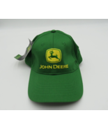 John Deere Hat Mens Strapback Adjustable New Promotional Green Deer Yell... - $14.84