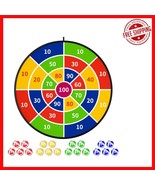Educational 29” Dart Board with 20 Balls - Enhances Coordination for Age... - $532.12 MXN