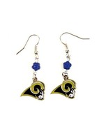 Los Angeles Rams NFL Sophie Style Dangle Earrings - £15.39 GBP