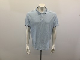 Gap Men's Polo Shirt Size XL Blue Cuffed Short Sleeve Pique Polo - $10.40