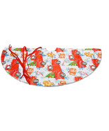 Christmas Tree Skirt Christmas Truck Red Color Carry Christmas Tree Ging... - $628.24 MXN
