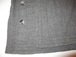 2 Ralph Lauren PENTHOUSE Border Heathered Grey Wool king shams $400 - £100.74 GBP