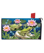 Frog Pond Summer Magnetic Mailbox Cover Lily Pads Standard - £28.30 GBP
