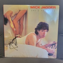 Mick Jagger signed lp She&#39;s The Boss, Original, Vintage, Great Gifts - $1,865.91 MXN