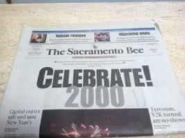 January 1 2000 Millennium New Years Historical Newspaper Y2K Commemorative Paper - £15.79 GBP