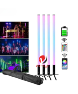 4pcs 360 tube IP65 Wireless Battery Pixel Tube Light for event dj stage ... - $785.47