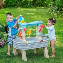 Childrens Water Table Step 2 Two Water Tables Play Set Activity Outdoor Sensory - £104.79 GBP