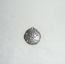 Sterling Silver Sand Dollar Tropical Beach Charm 925 3/4&quot; - £7.81 GBP