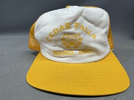 Vintage High School Band Inc SnapBack Trucker Hat Cap Cedar Falls IA Ins... - $18.13