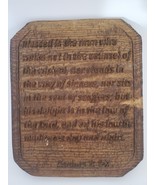 Handmade Bible Verse Plaque Wall Art - $792.36 MXN