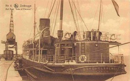 Steamer Duke of Clarence Hull Zeebrugge Belgium 1910c postcard - £5.87 GBP