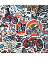 50 PCS Motorcycle Sticker Pack, Helmet Motorcycle stickers, Motorbike De... - £10.79 GBP