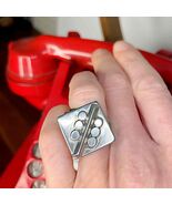 1970s Handmade OOAK Silver Unisex Ring! Make OFFeR! - $5,034.06 MXN