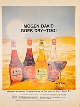 MOGEN DAVID -  Goes Dry - Too! Wine - Decanters - Superb -1966 Vintage P... - €10,43 EUR