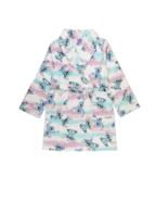 Disney Lilo and Stitch Girls Super Soft Plush Wrap Robe Size 6 New W Tags - $338.17 MXN