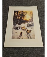 &quot;The Sun has Closed On Winters Day,&quot; Joseph Farquharson sheep Art Print ... - $29.65