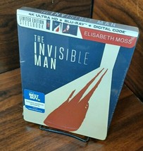 The Invisible Man Steelbook (4K+Blu-ray+Digital)NEW-Free Box Shipping w/Tracking - £62.77 GBP