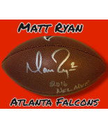 MATT RYAN AUTOGRAPHED SIGNED ATLANTA FALCONS LOGO YOUTH SIZE 9&quot; FOOTBALL... - $118.79