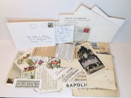 Large Ephemera Lot for Junk Journals or Crafting - Letters, Stamps, PC - £11.27 GBP