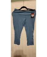 NWT Nike Women&#39;s Dri-FIT Cotton Tight Fit Capri Pants Blue Size L 599354... - $54.14 CAD