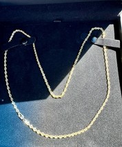 14 Karat Gold 24 Inch Rope Chain - £786.62 GBP