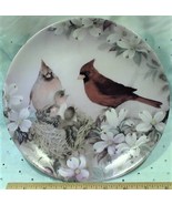 Vintage Collectible &quot;Morning Serenade&quot; Cardinal Decorative Plate By Lena... - £14.92 GBP