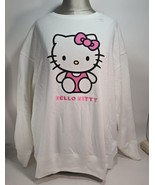 Hello Kitty Print and embroidered Womens Long Sleeved Sweatshirt White S... - $579.90 MXN