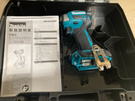 Makita TD173DZ Impact Driver Blue 18V 1/4&quot; Brushless Tool With Plastic Case - $3,683.04 MXN