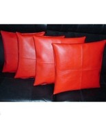 Leather Pillow Cover Throw Cushion Home Covers Decor 18 Decorative All C... - $54.70 CAD+