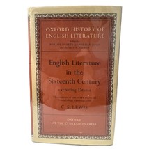 CS Lewis Oxford History English Literature 16th Century Excluding Drama 1944 - £64.65 GBP