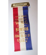 1927 CIVIL WAR VET WOMENS RELIEF CORPS NEWTON MA 44TH ENCAMPMENT VISITOR... - £21.05 GBP