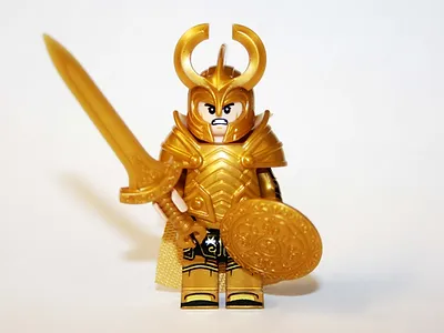 Minifigure Custom Toy Asgardian Warrior MCU Marvel Comic Thor - $6.50