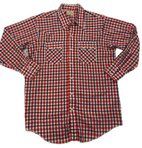 Vintage Dee Cee Western Shirt With Pearl Snaps And Sawtooth Pockets XL. 16.5/33 - £18.18 GBP