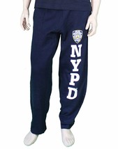 NYPD Mens Sweatpants Training Pants Licensed Police Navy Blue - $29.99