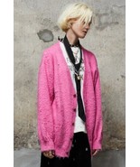 R13  Shaggy Cardigan in Pink. Size Small $995 - $480.85