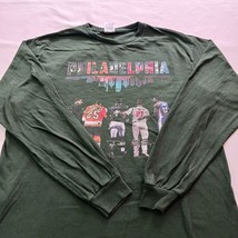 Delta Pro Weight Philadelphia Sports Men's Cotton Graphic Shirt Long Sleeve Sz L image 10