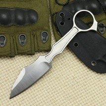 Full Tang Tactical Hunting Survival Pocket Neck Knife D2 Steel Blade with Sheath - £29.01 GBP