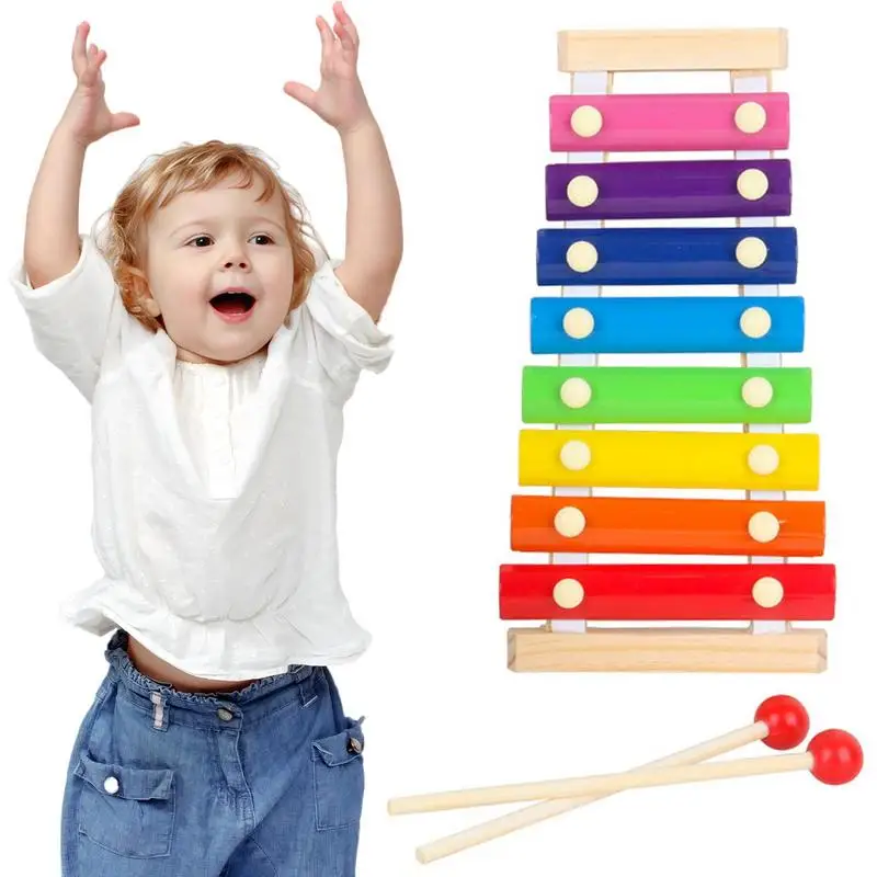 Xylophone For Kids Wooden Xylophone Instrument  Early Wisdom Development - £13.15 GBP