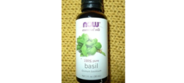 NOW ESSENTIAL PURE BASIL OIL Warm Spicy Uplifting Energizing Purifying Oils - $12.29