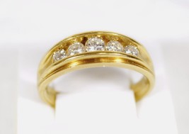 .90 CTW  14K Yellow Gold Men&#39;s Diamond Ring Size 12.5 - £1,786.68 GBP