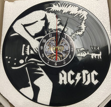 Vinyl Clock AC/DC Vinyl Clock Handmade Art Decor Original Gift 3770 - £12.22 GBP