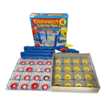 Connect 4 Launchers Complete Retired board game NO batteries req&#39;d Hasbro 2010 - £31.62 GBP