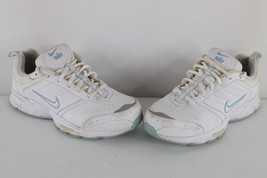 Vintage Y2K Nike Womens Size 8 Distressed Leather Spell Out Mini Swoosh ... - $108.36 CAD