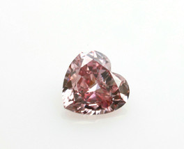 Argyle Diamond 0.16ct Natural Loose Fancy Intense Pink 7P GIA diamond Heart - £12,043.40 GBP
