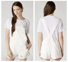 BLANKNYC ORIGAMI WHITE DENIM DISTRESSED ROMPER  JUMPER NWT NEW REG $88 - $457.31 MXN